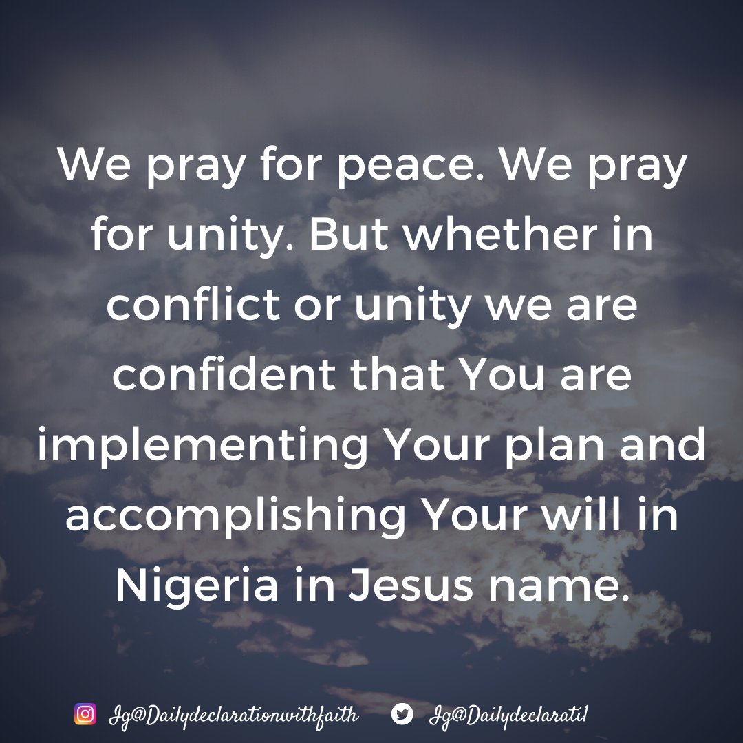 DailyDeclarati1's tweet image. #PrayerSaturday
#BelieveOnly
#HeAnswersPrayers
#Dailydeclarationwithfaith