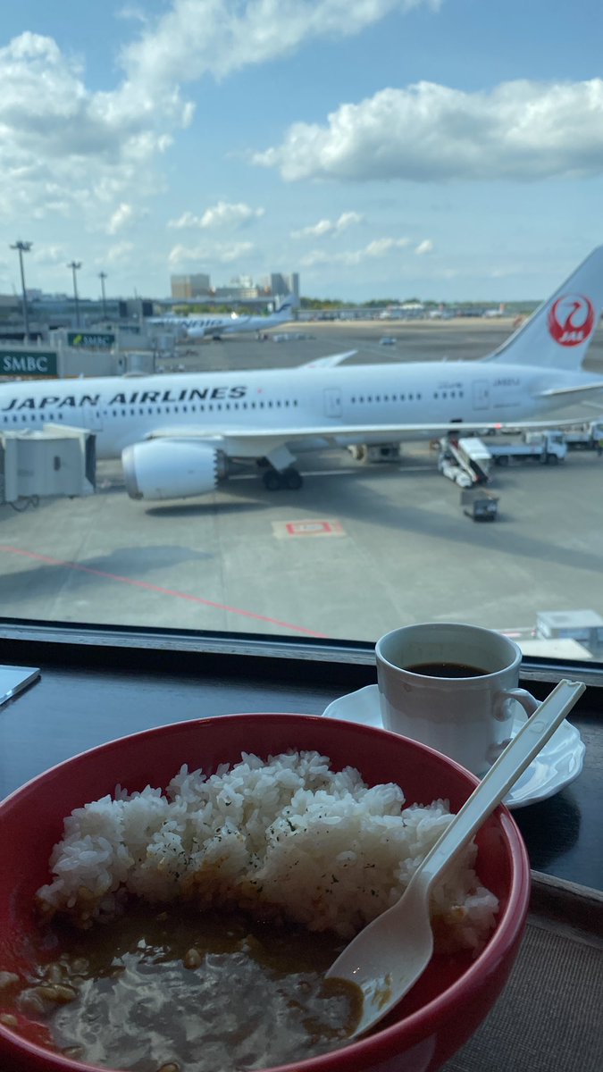 the only restaurant in Narita Airport : AVION RESTAURANT 
#japan #narita