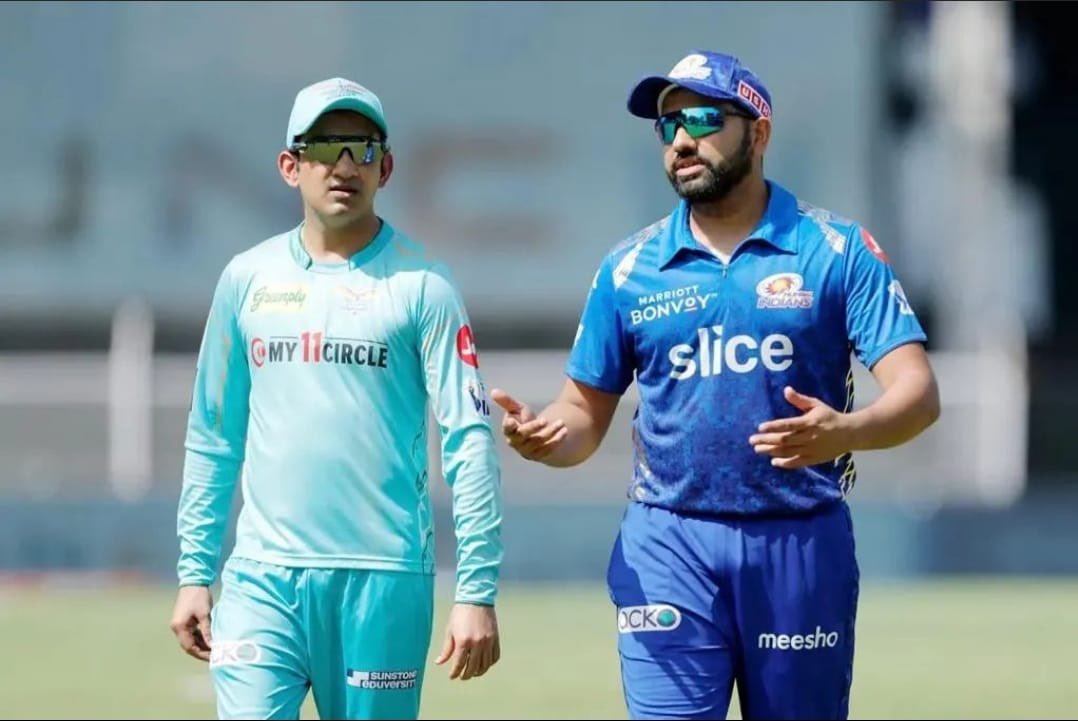 GautamGambhir's tweet photo. Birthday greetings to the only batsman who’s given me nightmares as a captain. Thankfully I don’t captain anymore @ImRo45 https://t.co/XzpEc9Ptal