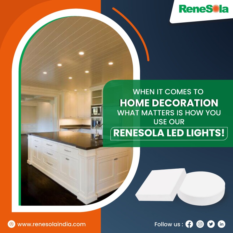 When it comes to Home Decoration - What matters is how you use our Renesola LED Lights! 
#lightingdesign #lighting #interiordesign #design #light #architecture #lightingdesigner #led #ledlighting #lights #ledlights #lightdesign #lightingdecor #bhfyp #LtdRenesolaindia