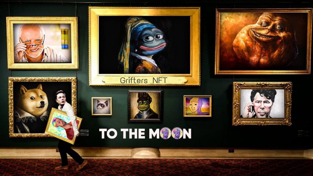 Alex53939203's tweet photo. @griftersproject Elon Musk stealing Grifter Nft masterpiece
To the moon 
Hope You like this
@elonmusk 
#GriftersNFTS  #LFGWeb3BuyaGriftersNFT https://t.co/WP93AHq3mf