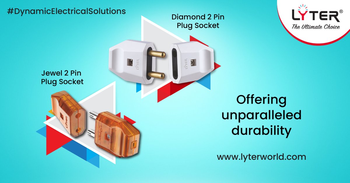 thelyterworld's tweet image. #DynamicElectricalSolutions – Opt for safe, stylish, and durable #plugsockets by #Lyter and bring unmatched convenience to your home!

Choose from the range of our #premiumproducts today!

🌐: lyterworld.com

☎️: +91-9833623624