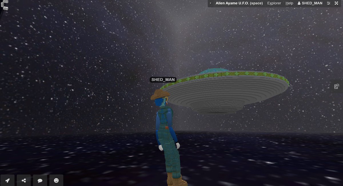 @wackozacco420 <a href="/AlienAyame/">✨A y a m e✨</a> <a href="/cryptovoxels/">Voxels</a> looks awesome in here