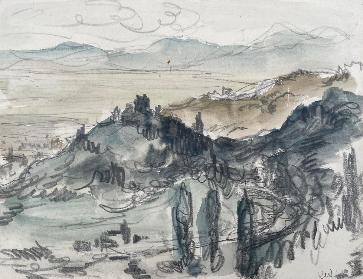 RogersJonesCo1's tweet photo. DELIVERED FOR AUCTION THIS WEEK ๐
Sir Kyffin Williams early watercolour & pencil, Continental landscape, dated 1952 ๐ช๐บ
ESTIMATE: ยฃ700-1000
AUCTION: The Welsh Sale
DATE: July 16
#WelshArt #HighgateSchool #Kyffin #KyffinWilliams #Celf #Landscape #Painting #Sketch #Auction ๐ด๓ ง๓ ข๓ ท๓ ฌ๓ ณ๓ ฟ https://t.co/d9xuwICDZC