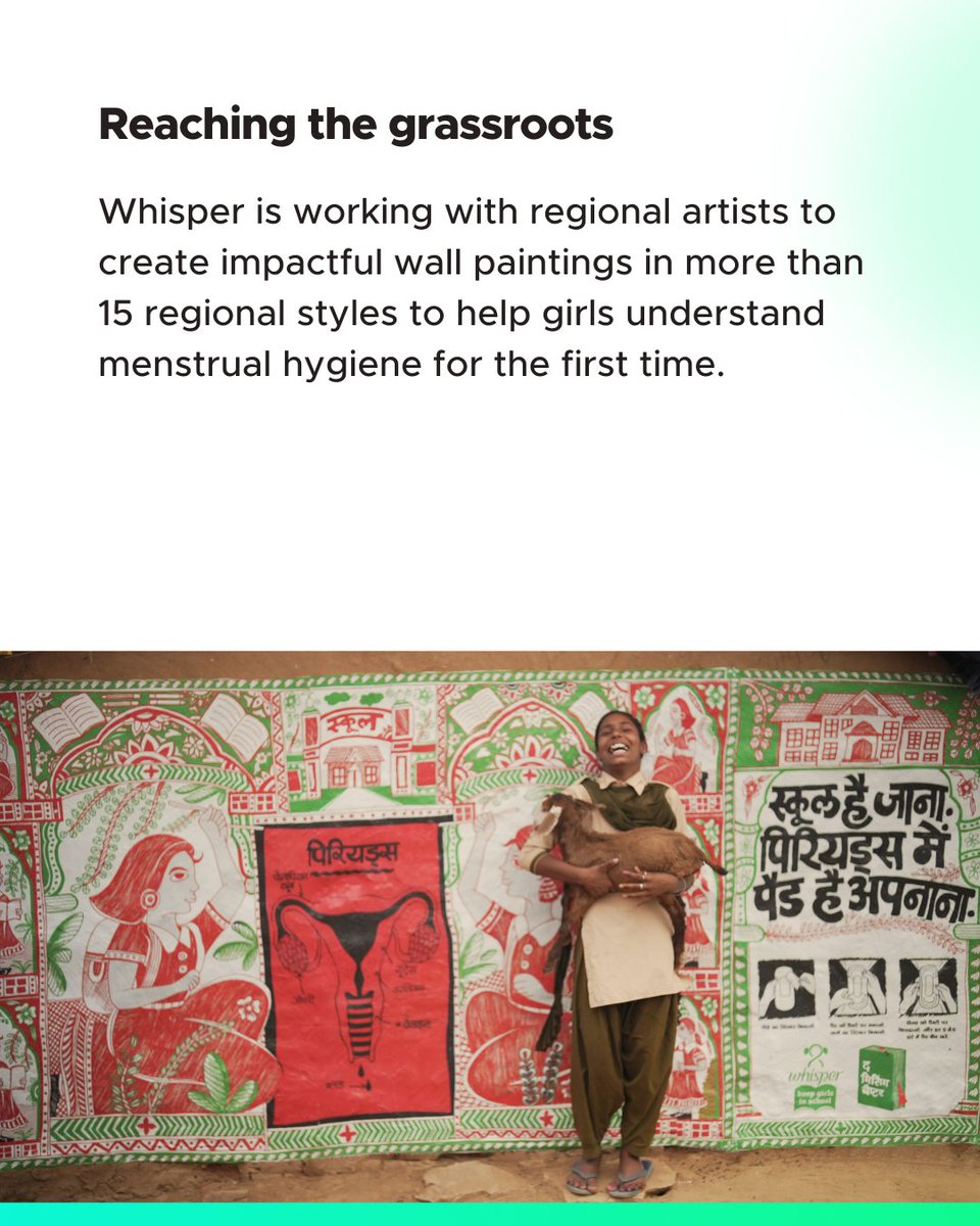 MadOMarketing's tweet photo. .@whisperindia is leading the conversation around keeping girls in school with consistent and impactful initiatives. (1/2)
#KeepGirlsInSchool #TheMissingChapter https://t.co/encFQL6z3a