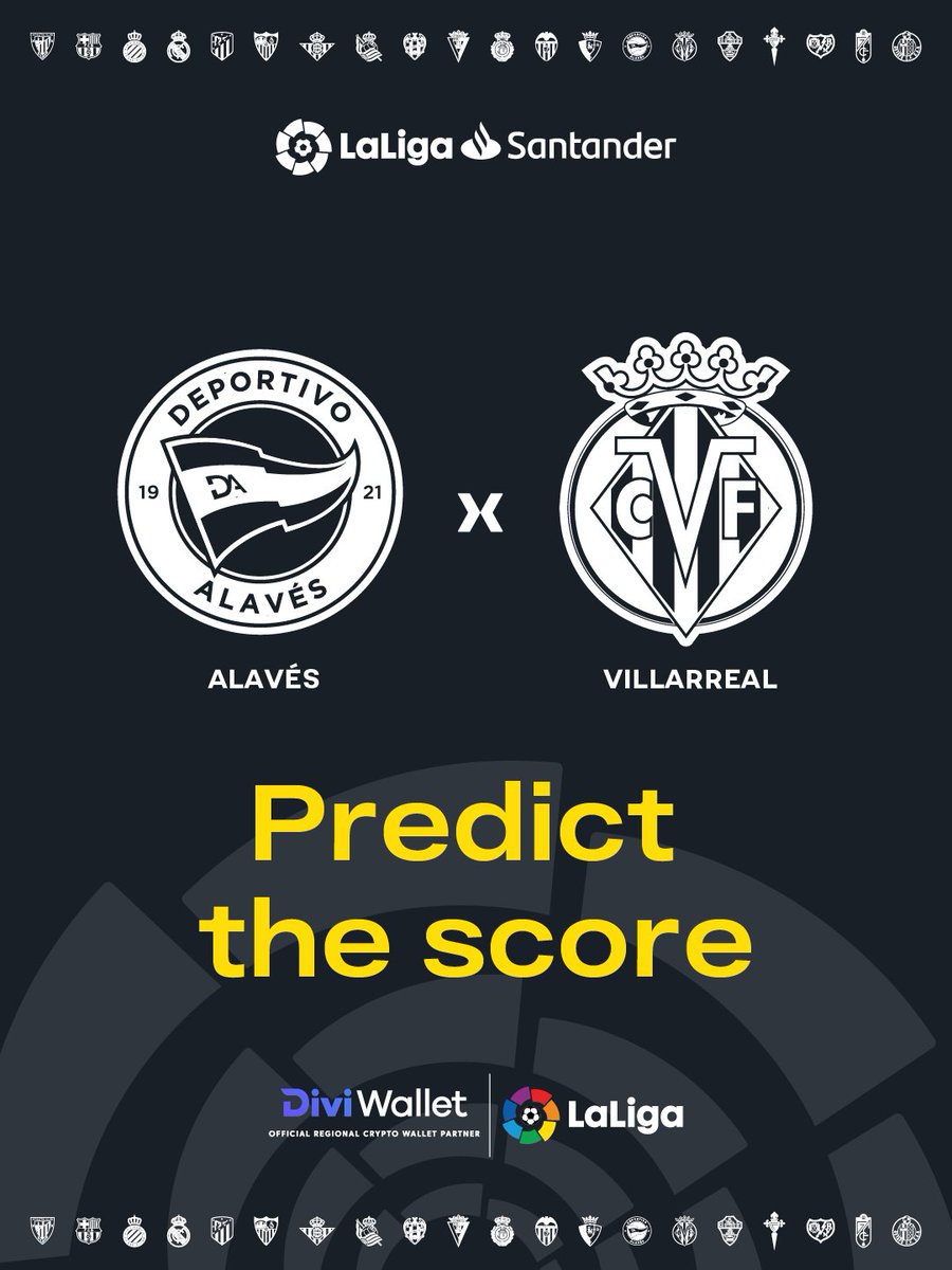 It's the business end of the season in @LaLigaEN! ⚽️

Who are you picking between @Alaves  and @VillarrealCF? 

#DiviLaLiga #AlavésVillarreal