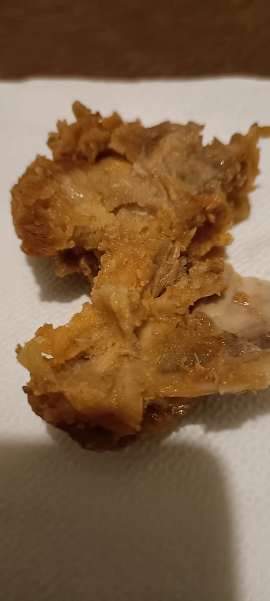 rkariuki09's tweet photo. @KFCinKenya bought this in KFC junction on Wednesday evening and the unga mix is clearly visible uncooked and raw ????? https://t.co/8KAnklBcKT