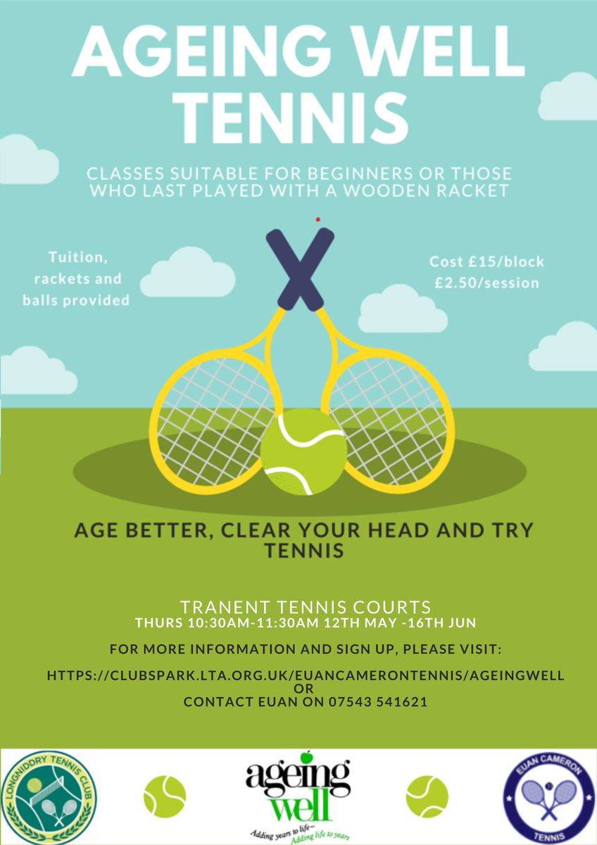 Delighted this is back <a href="/TranentActiveS/">Tranent Active Schools</a> <a href="/TranentRegen/">Regenerate Tranent</a> <a href="/TranentBelters/">Tranent Belters</a> <a href="/tranentpractice/">Tranent Medical</a> booking via clubspark.lta.org.uk/EuanCameronTen…