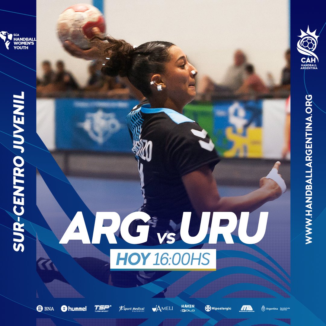 ¡JUEGA ARGENTINA! 🇦🇷⚔️

🏆 Sur-Centro Juvenil Taubaté 🇧🇷 2022
🗓️ Fecha 5
🆚 Uruguay 🇺🇾
⏰ 16:00hs
🏟️Gimnasio Emecal 🇧🇷
📺 <a href="/Fanatiztv/">Fanatiz</a>