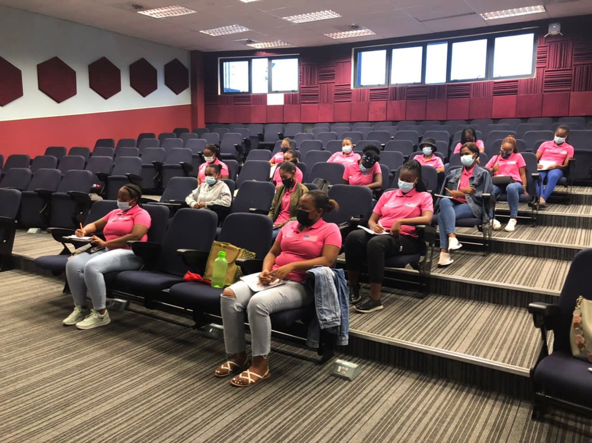 G4G Botho University Cohort 

Congratulations to Botho University Cohort for completing their 6 session Girls for Girls Mentorship programme. Looking forward to graduating 4 mentors and 17 mentees from Botho University. 🥳🎉
