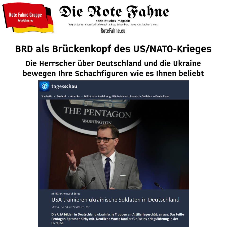 BRD als Brückenkopf des US/NATO-Krieges