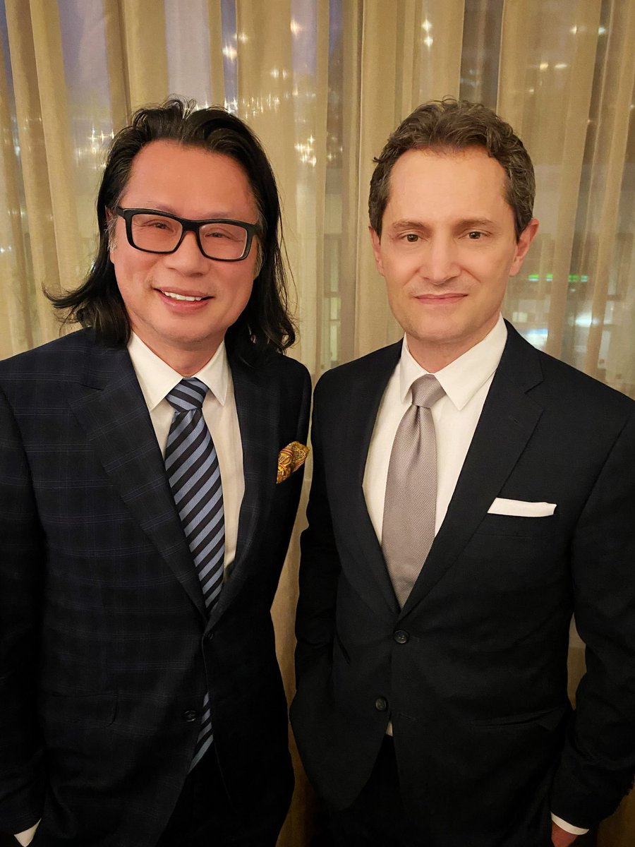 FredAboutTown's tweet photo. Inspired night of giving. Delighted to share the stage with  @yellowstone actor @JohnEmmetTracy @TCClub for the 18th annual @Childrens_Heart gala dinner supporting kids living with congenital heart disease. #yeehaw #withheart #forthekids ❤️🙏 https://t.co/oZst0ktM7O
