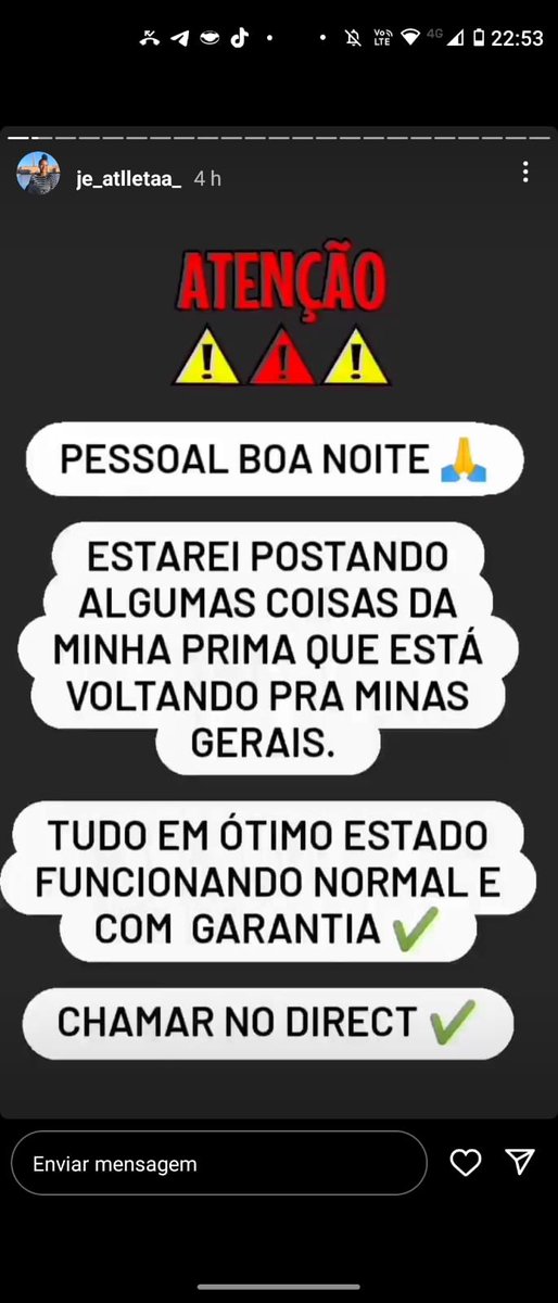 Galera, invadiram meu insta e estão pedindo dinheiro em meu nome, mas não sou eu!! Por favor, me ajudem a divulgar essa notícia e se possível denunciem o perfil. Obrigada. 🙏🏽