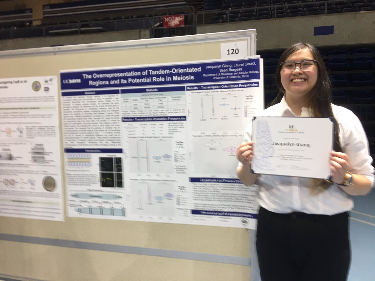 Congratulations to our lab undergrads Alex and Jackie who presented their posters at <a href="/ucdavisbiology/">Biological Sciences</a> research conference