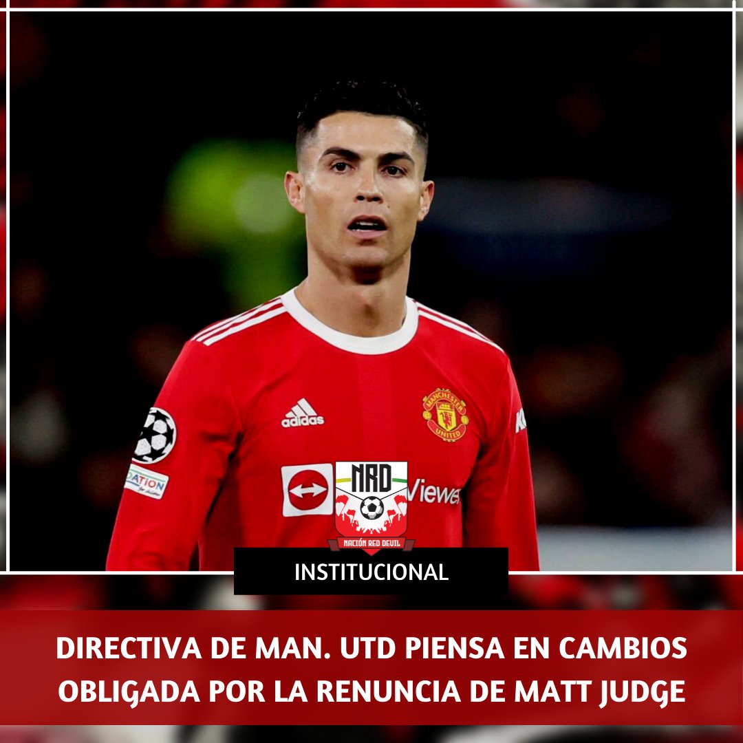 reddevilnacion's tweet photo. CAMBIOS 🔄
Según The Athletic, la directiva de #ManUtd se ve obligada a realizar cambios ante la renuncia inesperada de #MattJudge el día de ayer ⚠️
De momento #JohnMurtough ha quedado a cargo de la operaciones en torno a lo deportivo ⚽️
#NacionRedDevil | #MUFC https://t.co/YVLEuszVJk