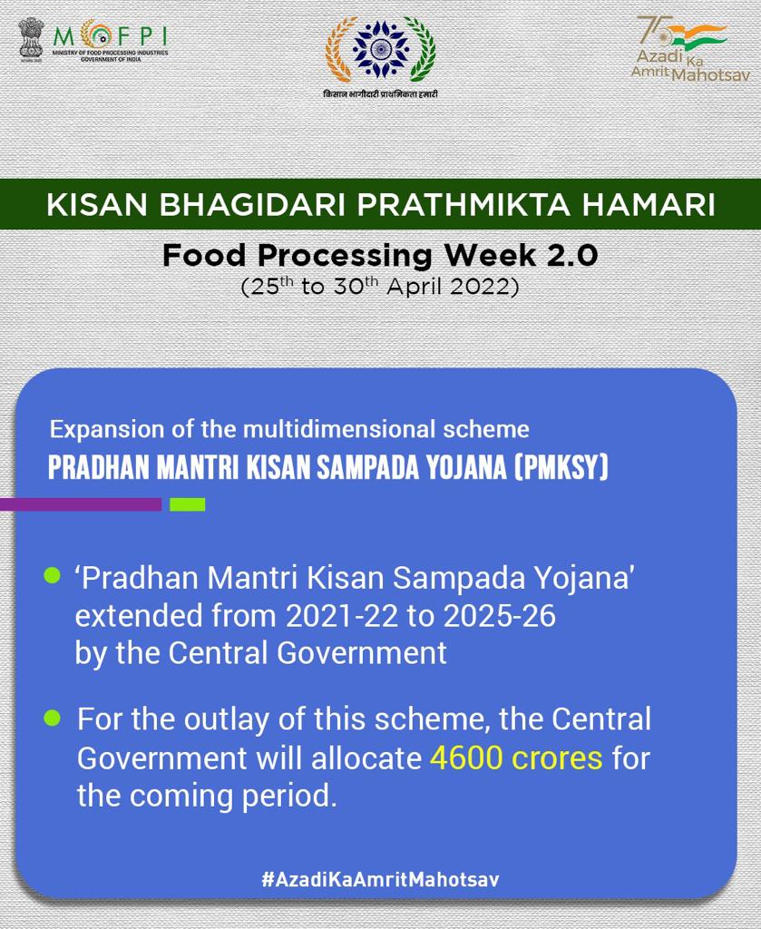 FOOD PROCESSING MIN on Twitter "FoodProcessingWeek2 । The Pradhan