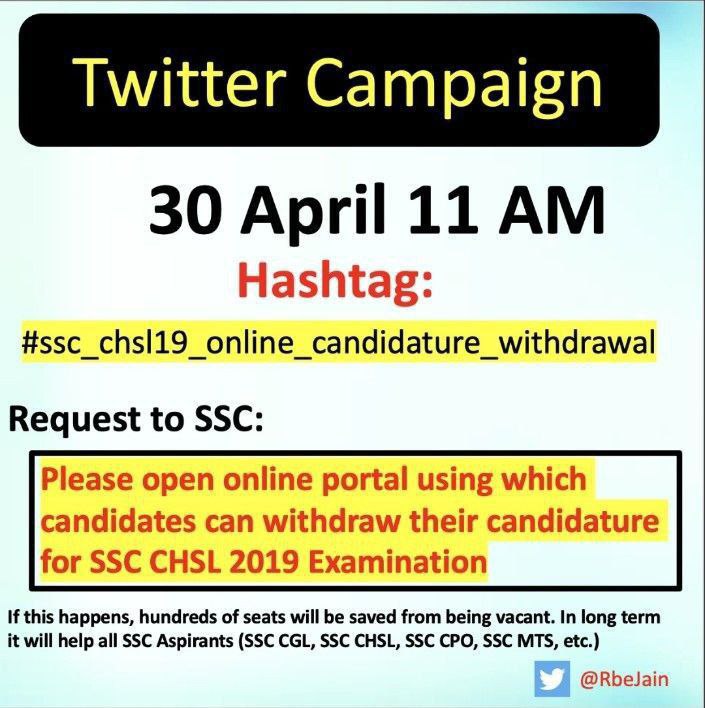 AnilSha27138617's tweet photo. #ssc_chsl19_online_candidature_withdrawal
@DoPTGoI @DrJitendraSingh @RahulGandhi @ndtv plz resolve this issue ASAP https://t.co/D03EI2zva4
