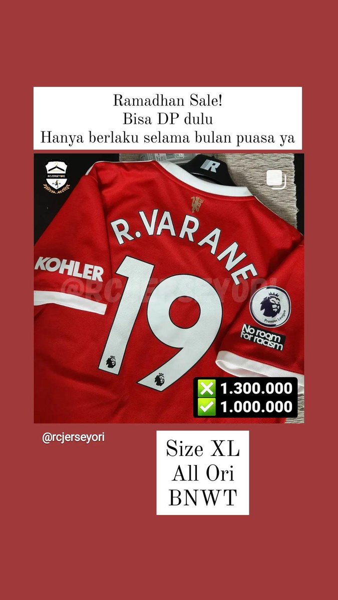 #RCJerseyOri Football Shop tweet media