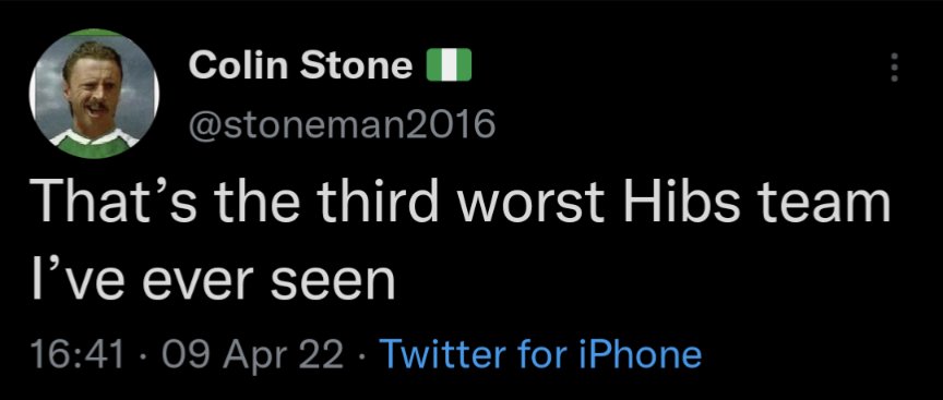 Ryanair's tweet image. Better than Hibs.