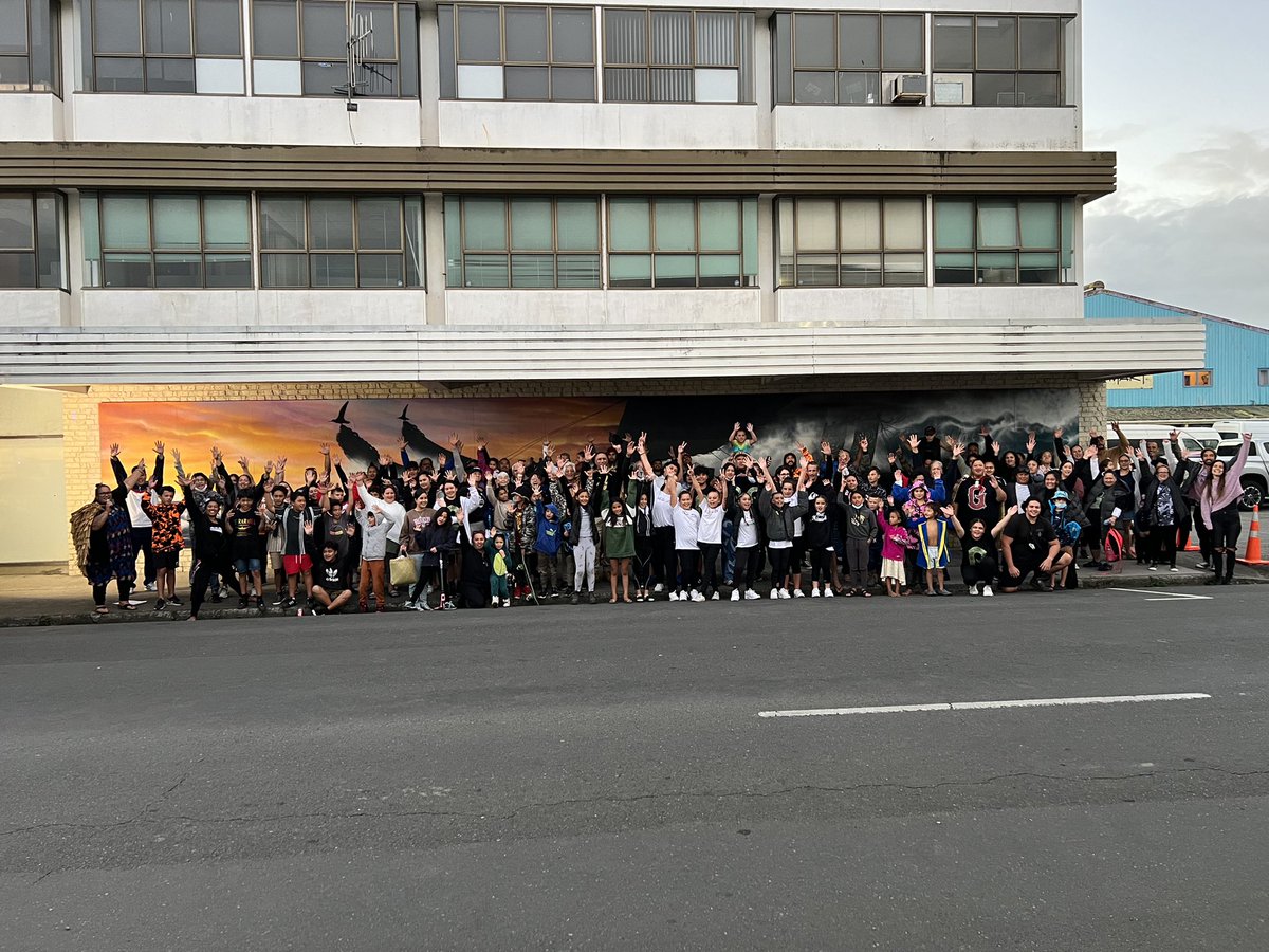 Such a powerful week in KAITAIA, Spreading messages of TŪMANAKO/ HOPE with our rangatahi in our small towns throughout the motu…hei painga mo te iwi❤️🙏🏾.
