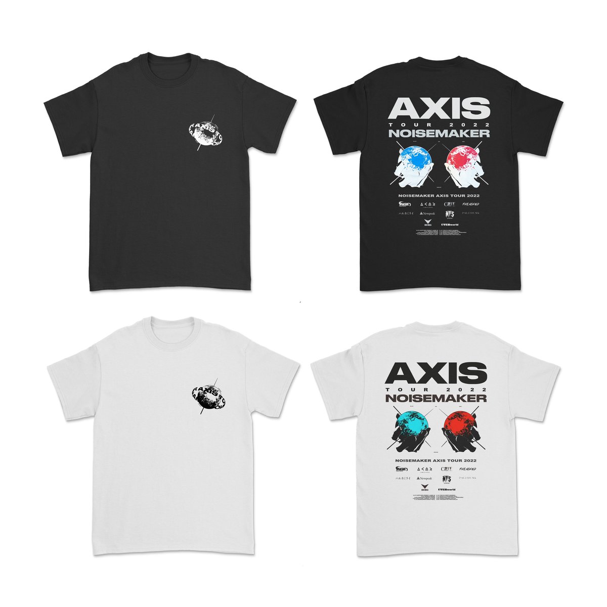 __NOISEMAKER's tweet photo. 【NOISEMAKER AXIS MERCH】
"AXIS TOUR T-SHIRT" は本日4/30(土)23:59で販売終了になります!
残りわずかなのでお早めに!
<MAGIC ROOM ONLINE STORE>
https://t.co/si1synwZ5F
#NOISEMAKER
#AXIS
#AXISTOUR https://t.co/8KGgB8kNyn
