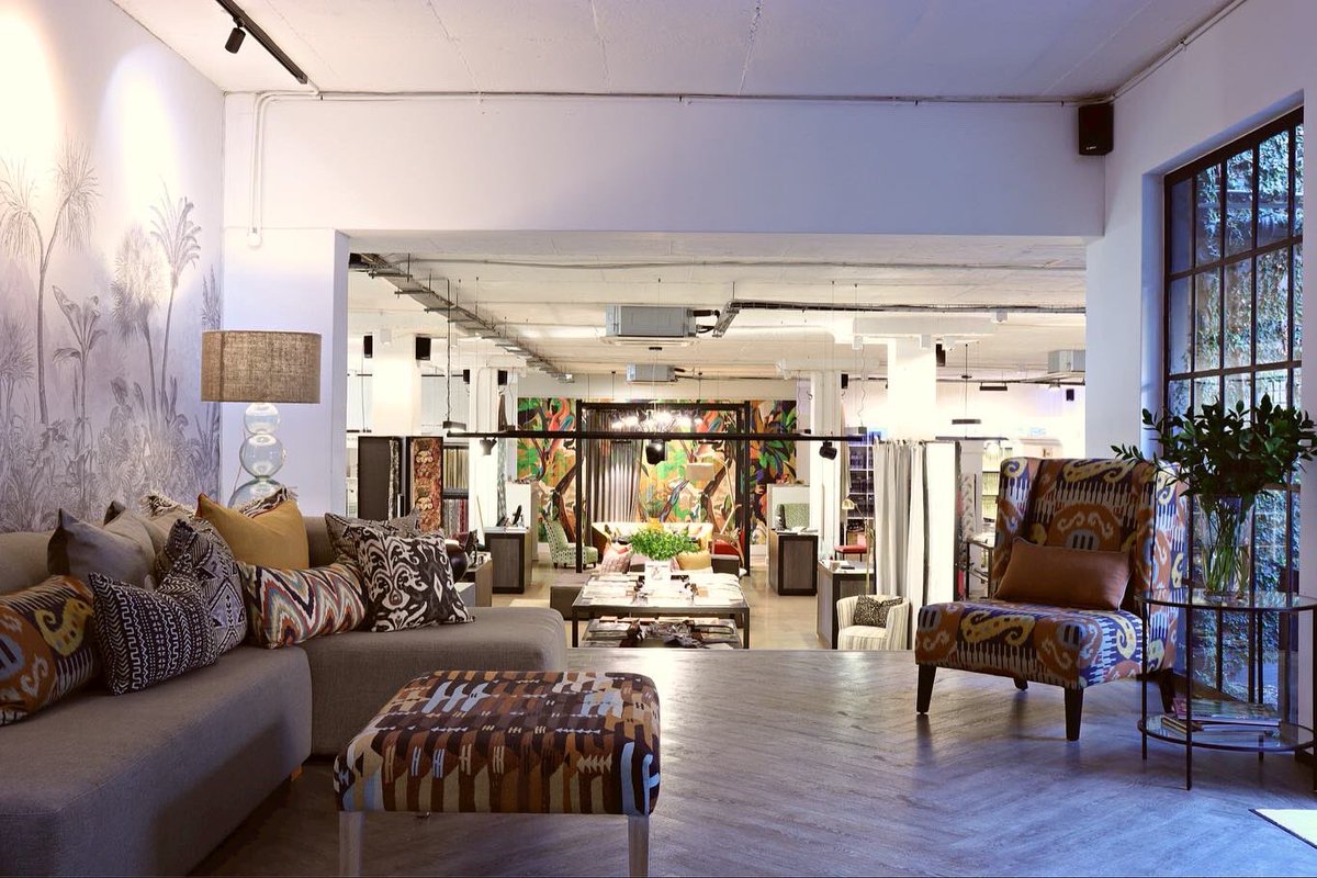 STLEGERANDVINEY's tweet photo. Founded in 1989, St Leger &amp; Viney is the leading supplier of fine decorative fabrics and wall coverings in South Africa. Our showroom displays are a feast for the senses so be sure to visit one of our showrooms  #fabrics #showroom #interiordecorating #showroom #wallpaper https://t.co/IinQz7Dkz0
