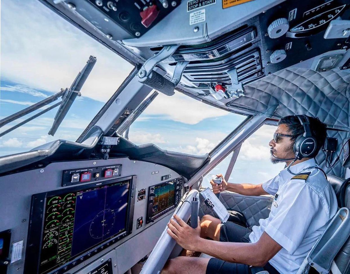 AviatorsMaldive's tweet photo. ackmedthosyn cruising in the clear sky on #TwinOtter equipped with #G950 system which replaces traditional mechanical gyroscopic flight instruments. - masroor_mv

Telegram Channel: https://t.co/KUkXqwLO2W https://t.co/CBmqvVfmcM