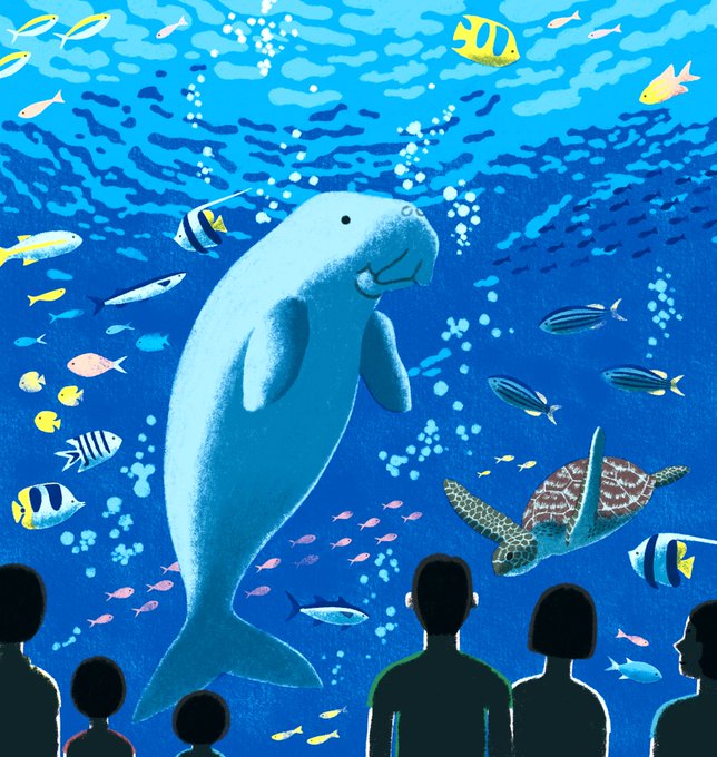 「水族館 泡」のTwitter画像/イラスト(新着)