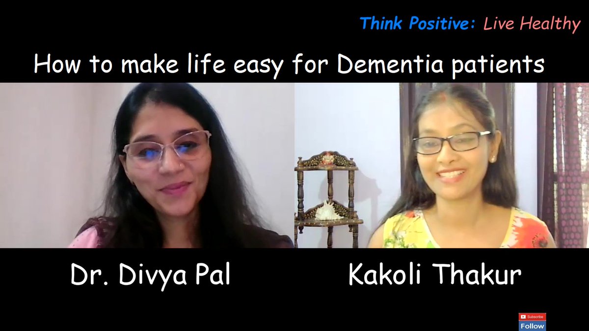 kakolithakur's tweet photo. Listen to @Drpaldivya of #Fortis #Kolkata, as she speaks to #ThinkPositiveLiveHealthy. Know what is #Dementia , its symptoms, when to visit a doctor & how to manage, keep engaged & make life easy for a Dementia patient
#Alzheimers #MentalHealthAwareness
https://t.co/WJ235yZlIt https://t.co/rLIfGjEjhQ