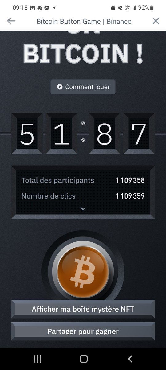 #BitcoinButton  #Binance