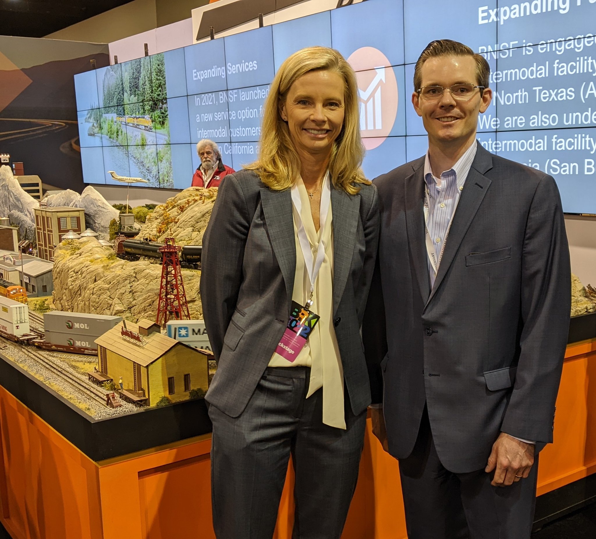 Adam J. Mead on Twitter: "BNSF Railway CEO, Katie Farmer and me. Katie