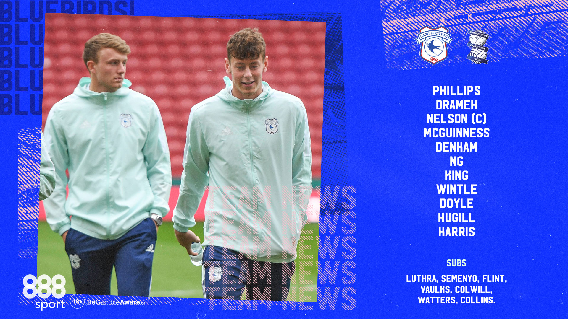 Cardiff City FC on X: 🔢 Here's how the #Bluebirds line up for
