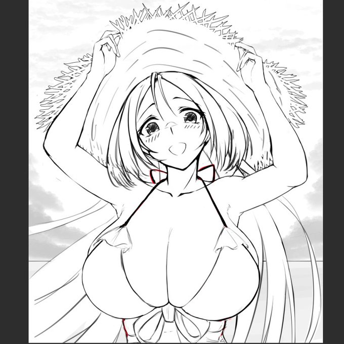 全体は決まったんだけど表情云々がすごいふらふらしてて進まないですゥwip_(:3」∠)_ 