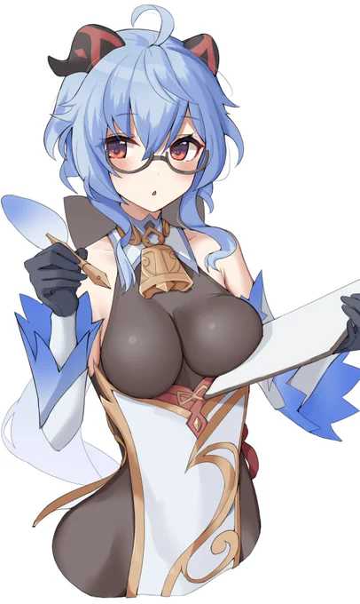 めがね甘雨ちゃん 