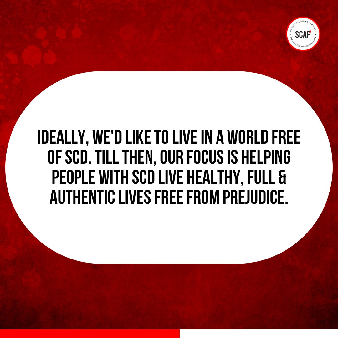 SCAF_Nigeria's tweet photo. We hope to one day be able to live in this ideal world.
Since we are not an organization that can develop cures, we want to help all the people living with SCD.
Dear Warriors, we are here for YOU! ❤️
#SCAF #SupportSCAF #SickleCellDisease #SCD #UnbreakableWarriors https://t.co/ljqlha7qw2