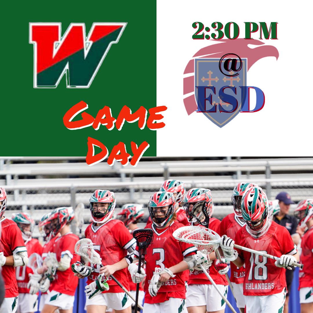 Today at 2:30pm, TWLAX @ ESD 
AA Super Regional playoff game.