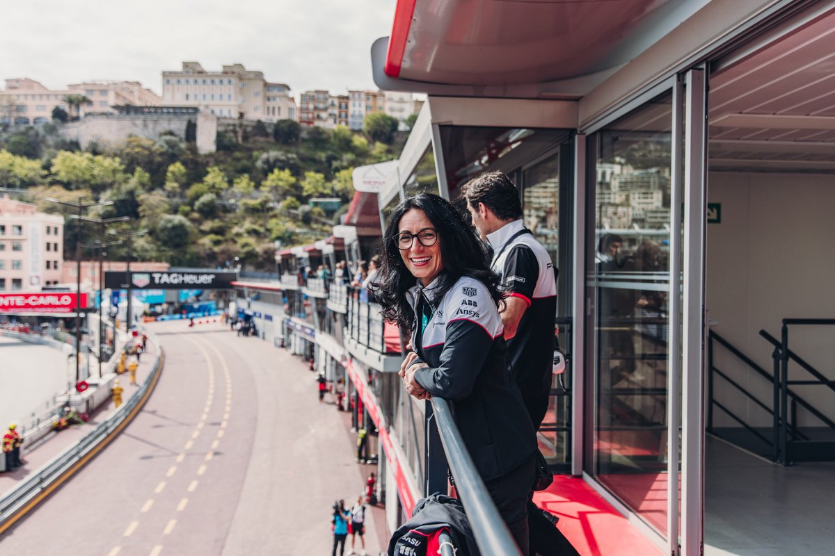 Barbara Frenkel, Member of the Executive Board - Procurement at Porsche and our Brand Ambassador @AussieGrit are trackside to support our team. Great to have you with us at the #MonacoEPrix. #TAGHeuerPorsche #PorscheFormulaE @FIAFormulaE