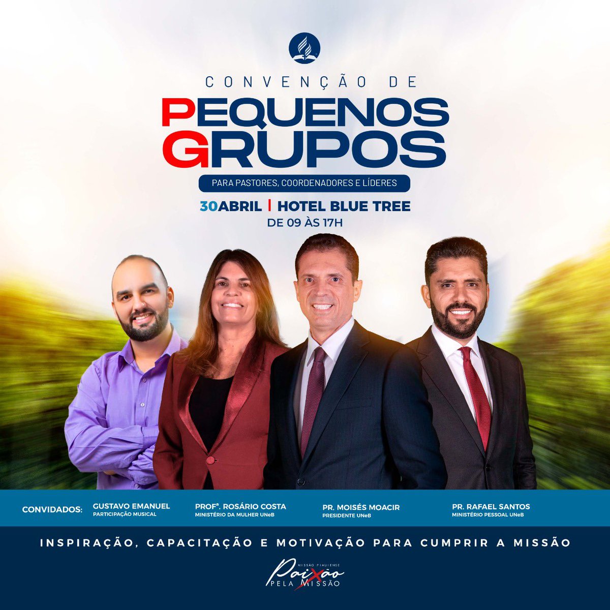 GeisonArley's tweet photo. Convenção de Coordenadores e líderes de PGs em Teresina #paixaopelamissao #pgmystyle https://t.co/Ey6r6uExug