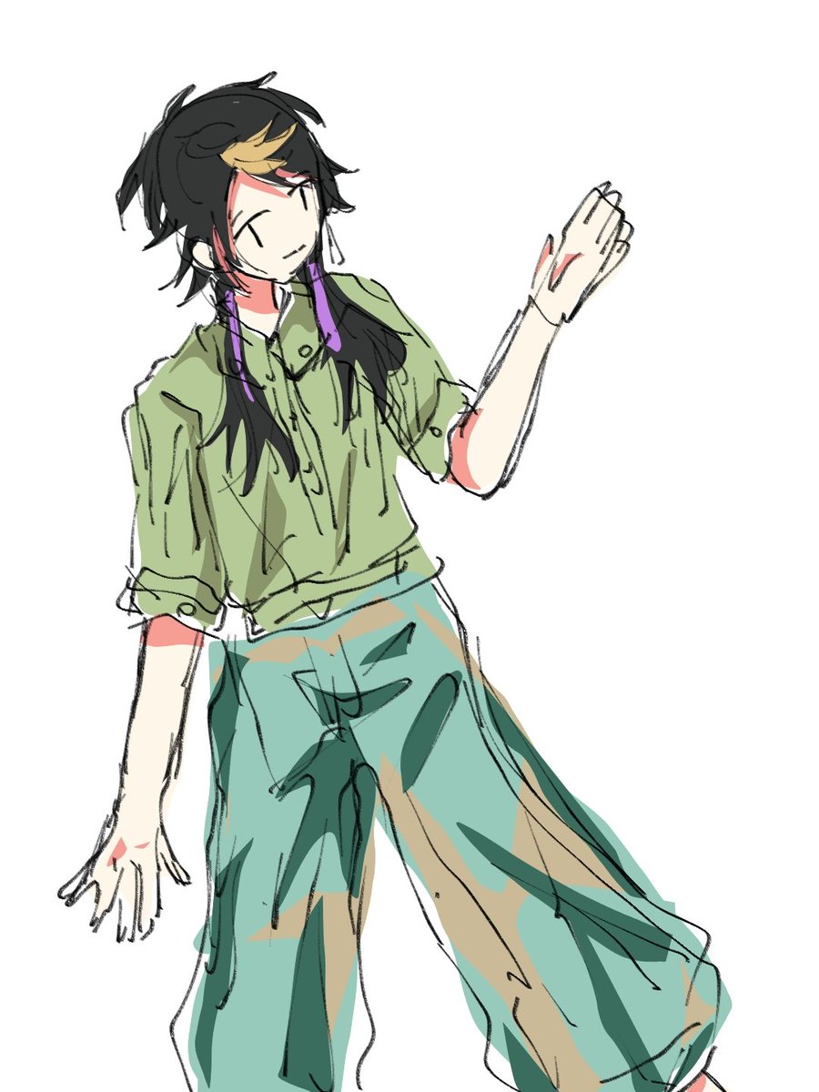 bigflowergoose's tweet photo. 练习......我是人体废，我是色盲.......配不出好色......色感缺失
#YaminoArt https://t.co/dNQlfUNW4l