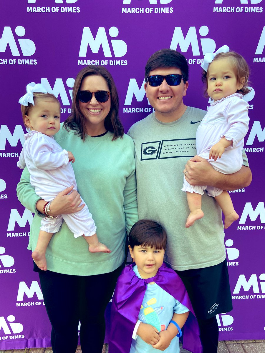 What a GREAT morning for the Gills‼️Thank you to @MarchofDimes for all of your support and for sharing our story! The #GillGirls are pretty amazing. #MarchForBabies