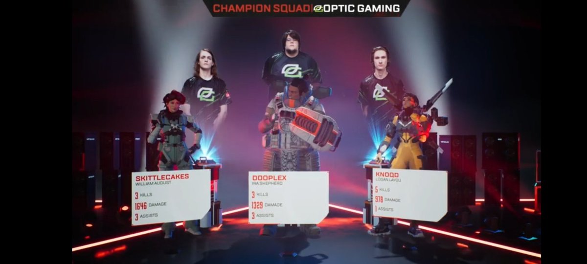 PhewlXBL's tweet photo. Optic Trying to look like there characters #ApexLegends #apex https://t.co/niqvxvhPib