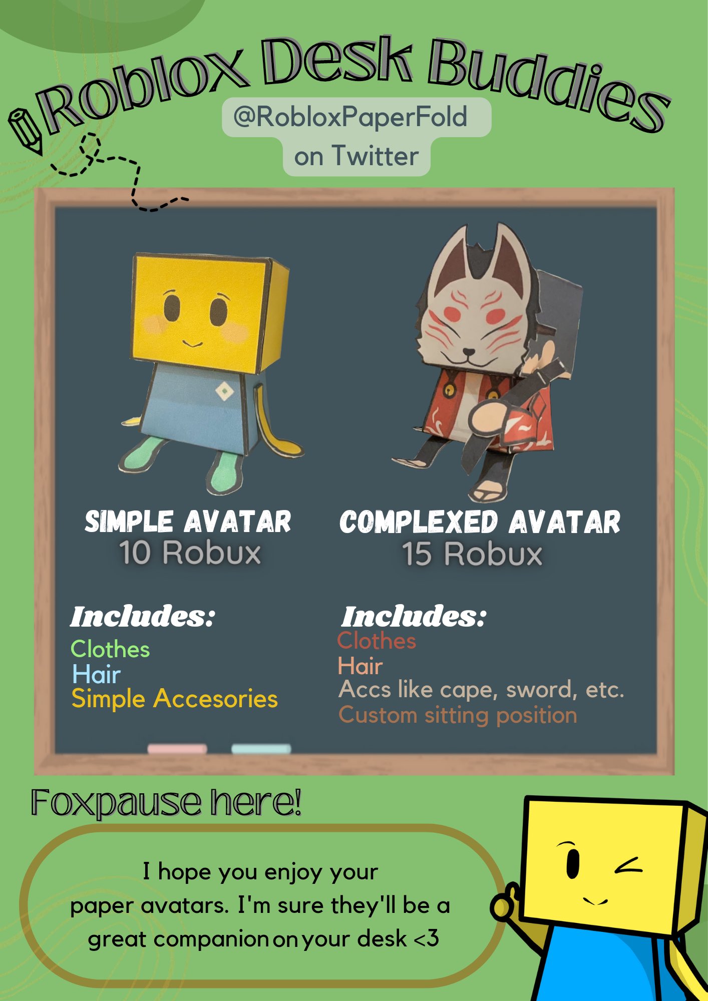 Paper Roblox People