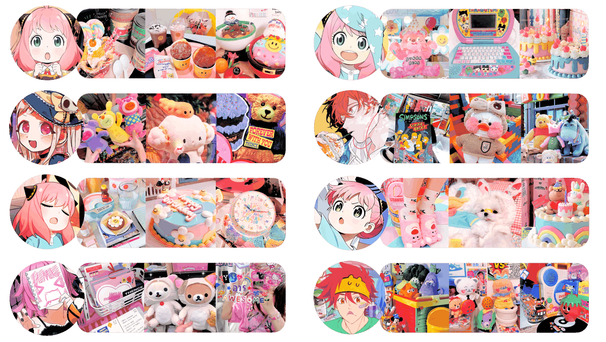 haai aku ada ready stock layout anime harganya 3.500/each! jajan yuk 🧸 sold: reki, anya bobo #zonauang