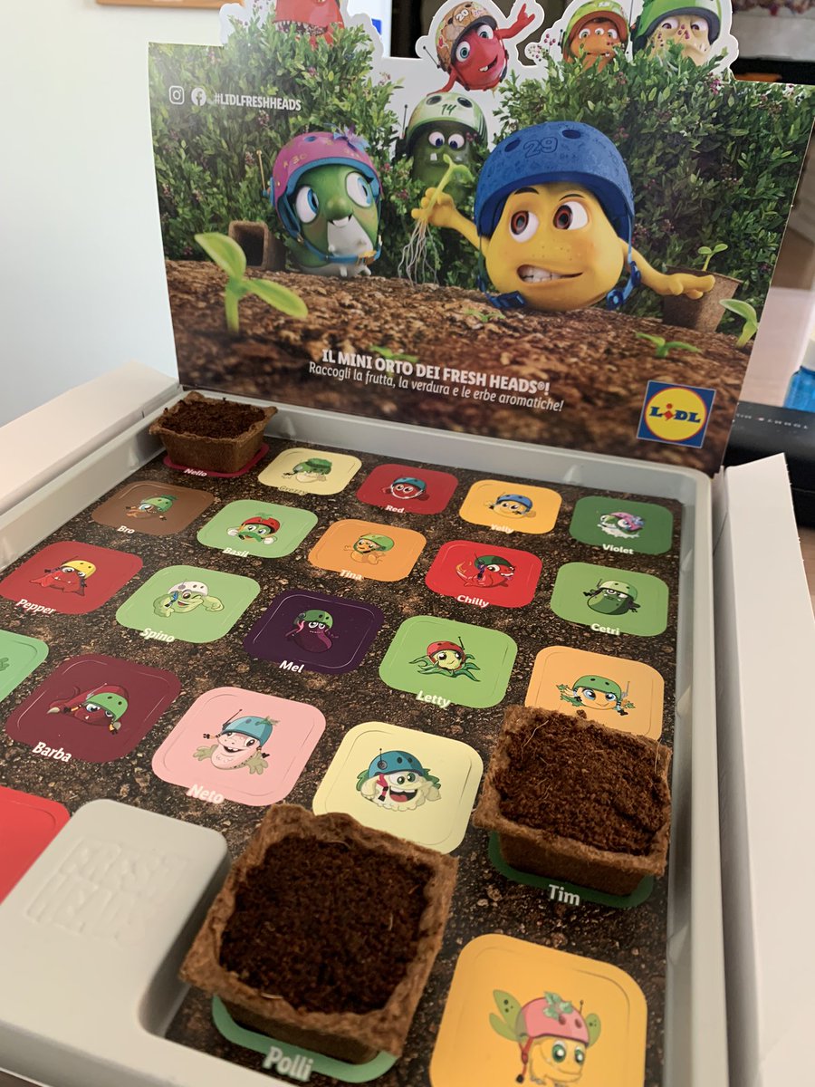 FabioGabanella's tweet photo. @LidlItalia complimenti! Quest’idea dei semini per far crescere un piccolo orto è quantomai intelligente e porta finalmente i nostri ragazzi a toccare anche la terra oltre al solito display in vetro 😅! #Retail https://t.co/t0DgVzpzFz