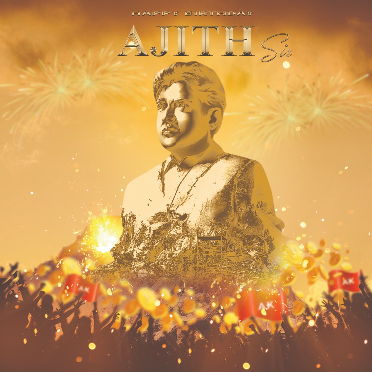 Happy birthday Ajith Kumar sir 