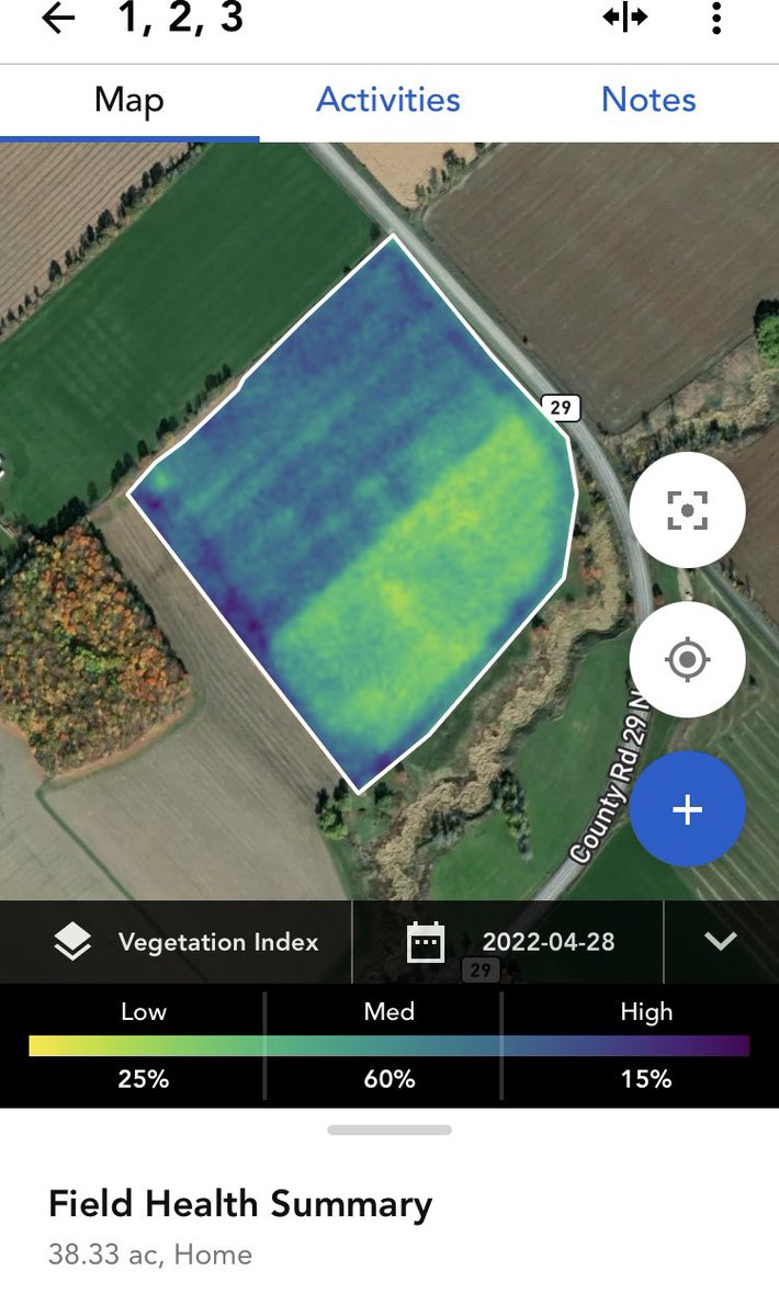 Arm chair scouting at 17,000 🛰 mph and I picked up this 1 week  🗓 delay in wheat 🌾 planting. I wonder what the yield difference will be with the weigh wagon this fall. #Wheat #Scouting #ontag @GranularAg #Insights #NoSpeedingTicketHaha