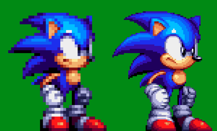 Pixilart - Classic Dark Sonic by DS-224