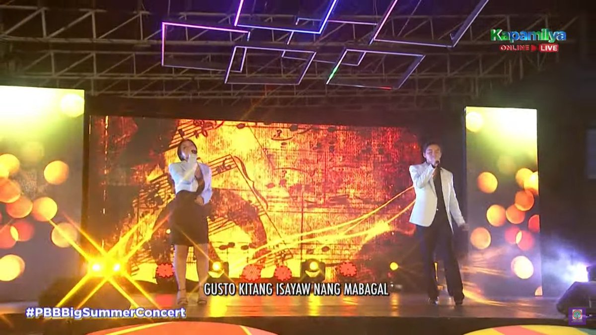 PBBabscbn's tweet photo. Nakakuha  ng 31 diamonds ang performance ni Luke at Gabb. #PBBBigSummerConcert https://t.co/UgxCLkgrWH