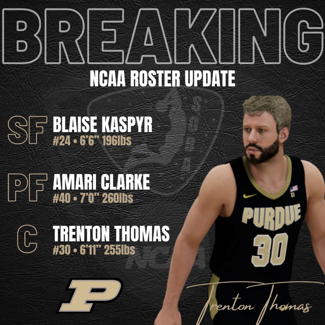 The SGBA NCAA league would like to welcome the newest players to their squads.  We will be updating team rosters all weekend.  Stay tuned… #SGBA #esports #NBA2K22 #basketball #ncaa #Kansas #Purdue