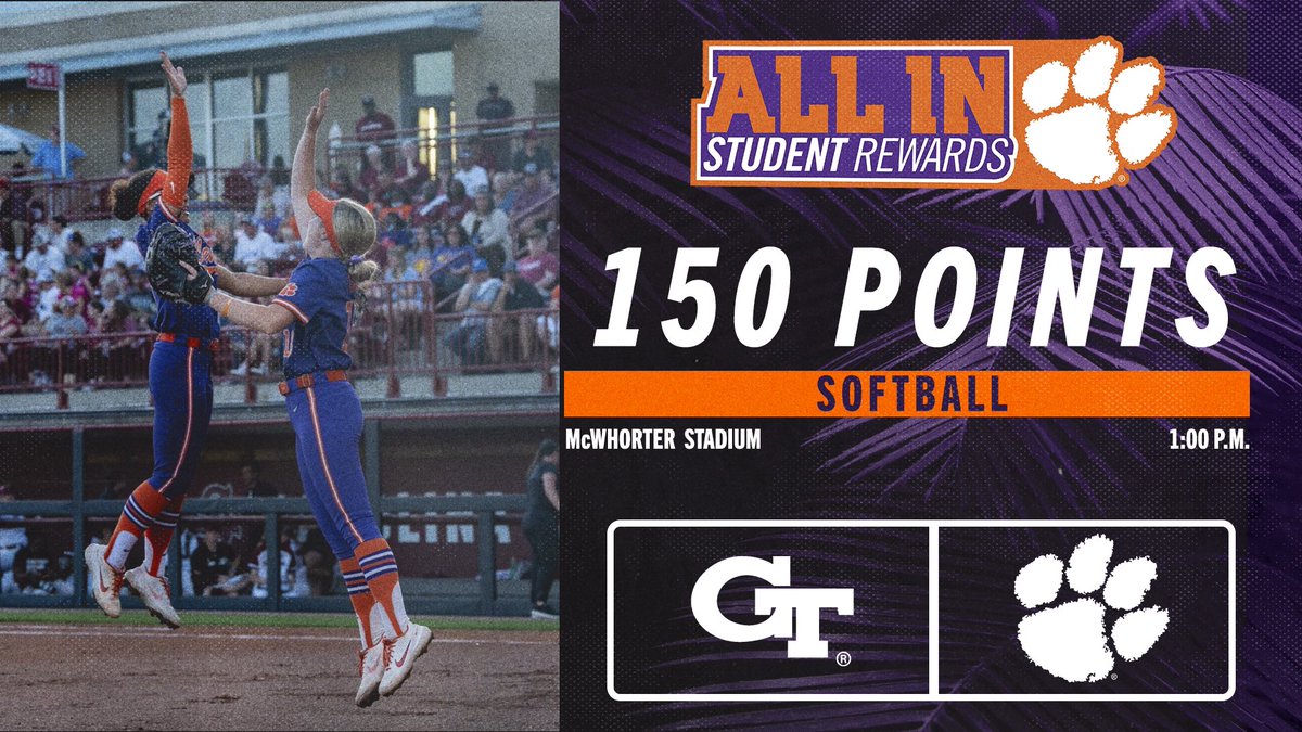 AllInRewards's tweet image. 🟠Ready for Game 2🟣

⏱ 1:00pm 
📍 McWhorter 
#CUthere #Team3